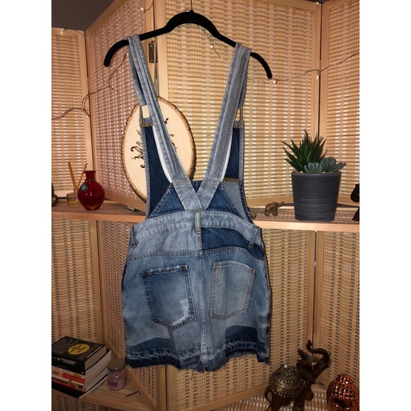 🦋 Free People the Patchwork Jumper Dress 🦋 - Picture 4 of 6